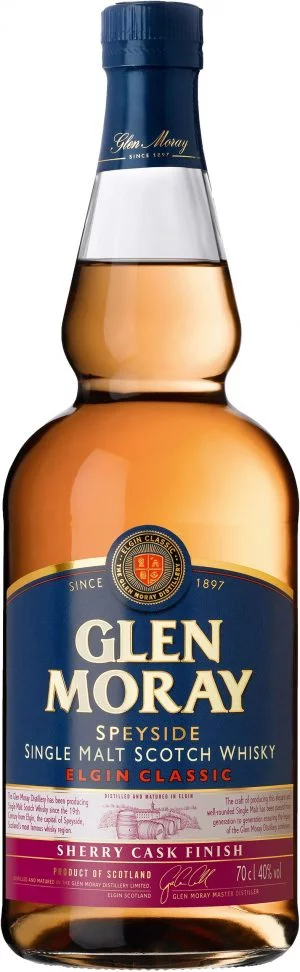 Glen Moray Sherry Cask Finish Speyside Single Malt 70cl