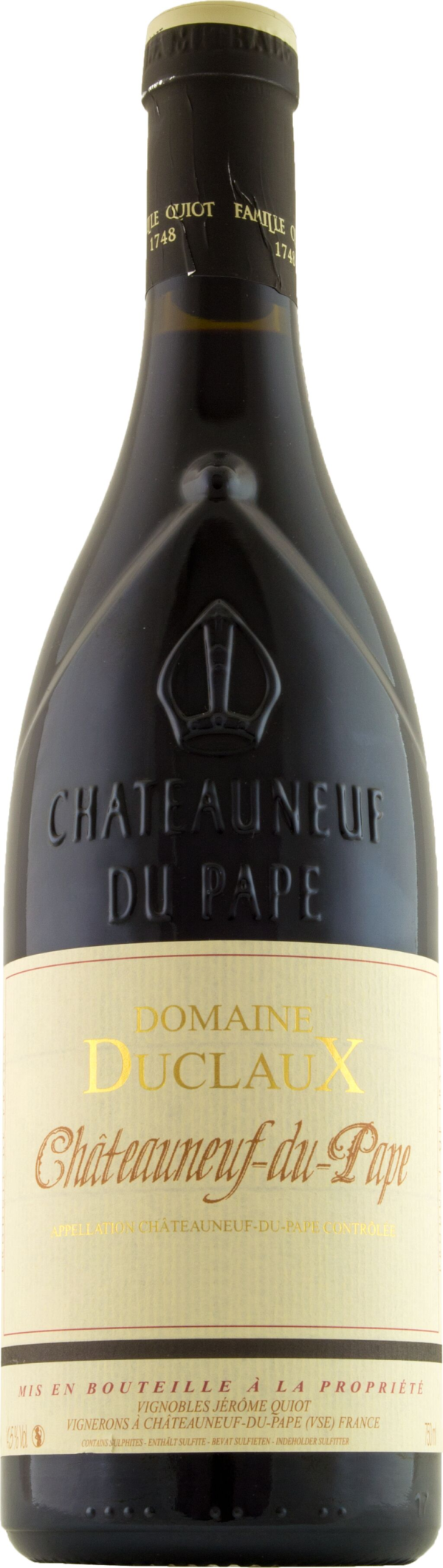 Jerome Quiot Chateauneuf-du-Pape Domaine Duclaux Rouge 75cl