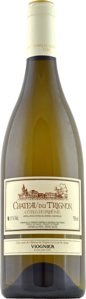 Jerome Quiot Chateau du Trignon Cotes du Rhone Viognier 75cl