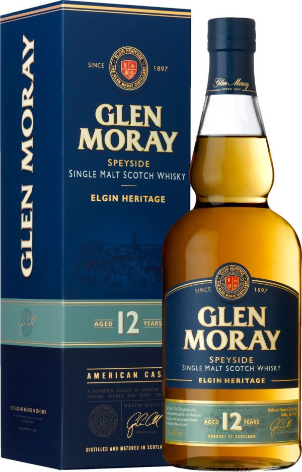 Glen Moray Elgin Heritage 12 Year Old Speyside Single Malt 70cl
